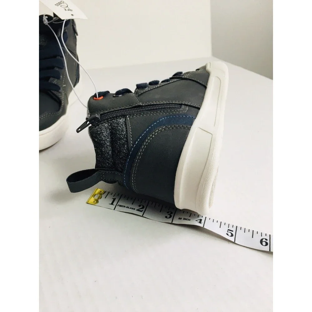 Art Class Boys Shoes Size 13 Gray Kids Booties Kellen High Top Lace Up Sneakers